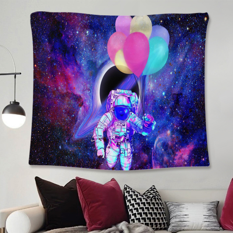 Serie De Astronautas De Moda Que Imprime La Decoración De La Pared Del Hogar Tela Colgante Al Por Mayor Nihaojewelry display picture 9