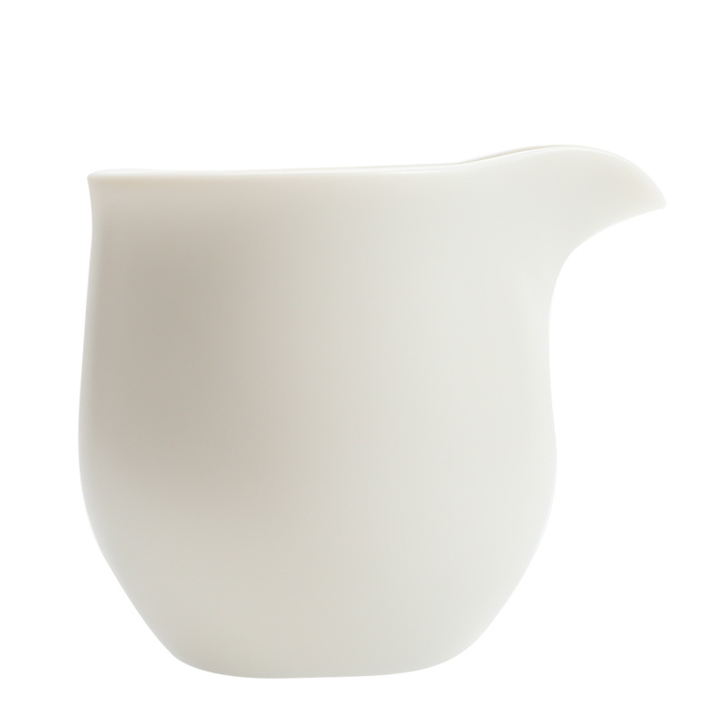 Winjiang Dehua ovejas grasa Jade porcelana blanca Kung Fu accesorios de té cerámica taza de té accesorios de vidrio de mar dispensador de té taza promedio