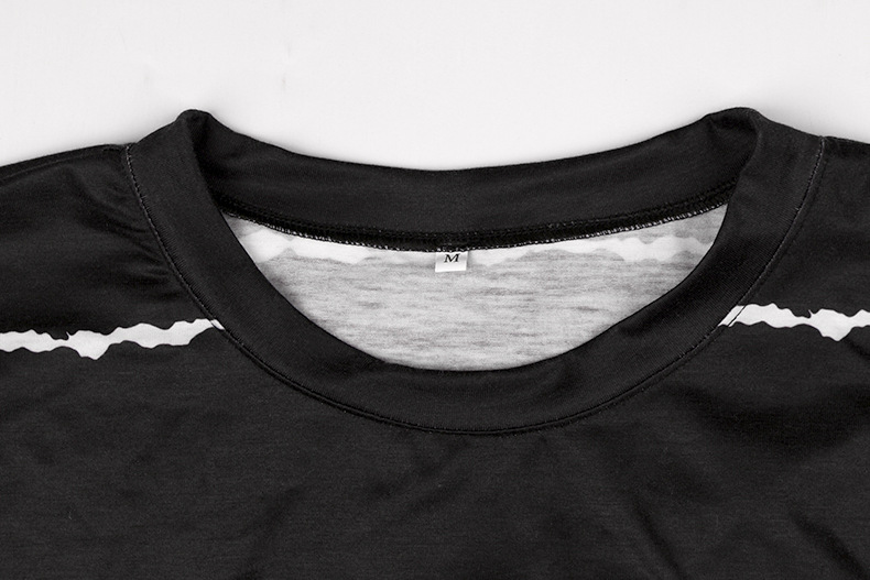 printing round neck long sleeve ladies T-shirt NSKX5944