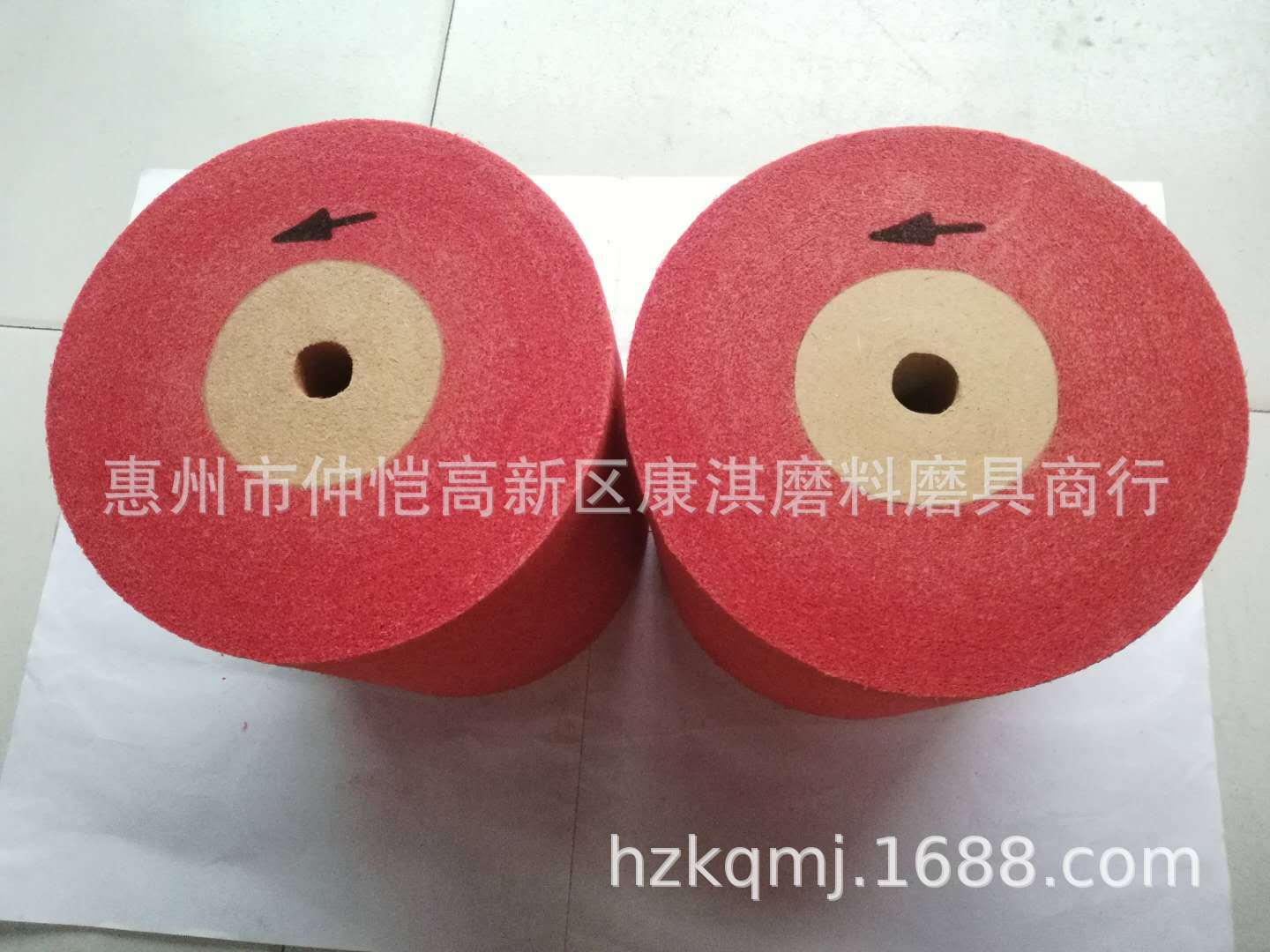 拉丝轮卷紧轮不织布尼龙纤维打磨抛光轮辊刷轮