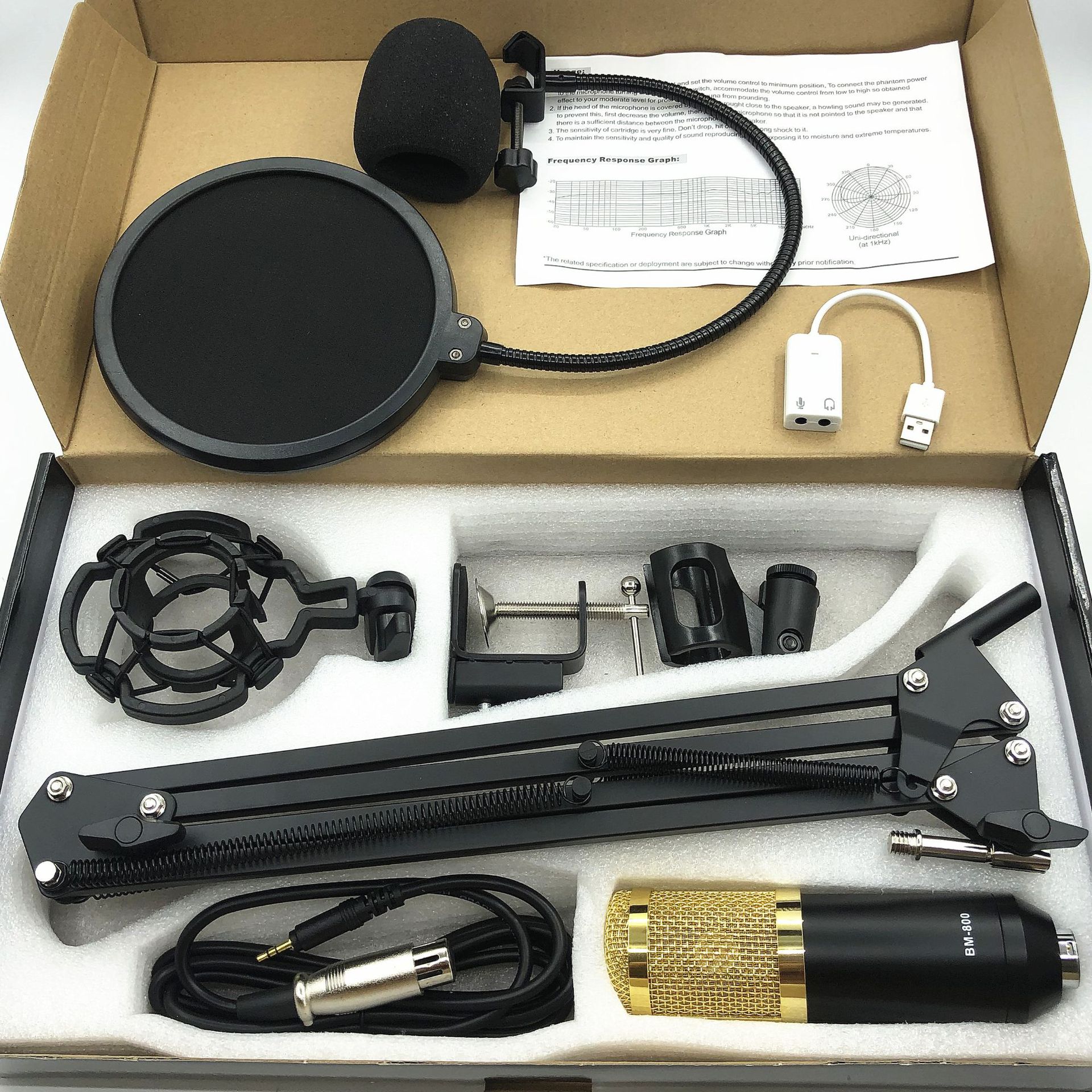 Factory direct sales BM800 condenser mic...