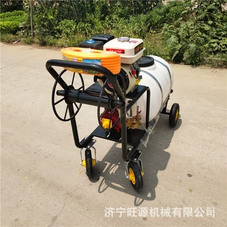 手推式园林消毒喷雾器 汽油手推打药机 园林果树打药机