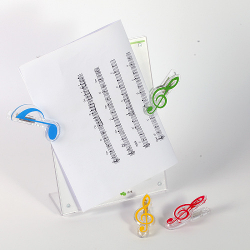 Factory direct selling music score book clip small music score clip note music score clip note clip music score clip wholesale music gifts