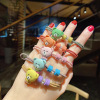 Cute fresh hair rope, with little bears, Korean style