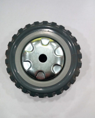 Heavy War PU Wheel plate 4568 polyurethane Twine garden cart Wheel hub Castor Xing Feng