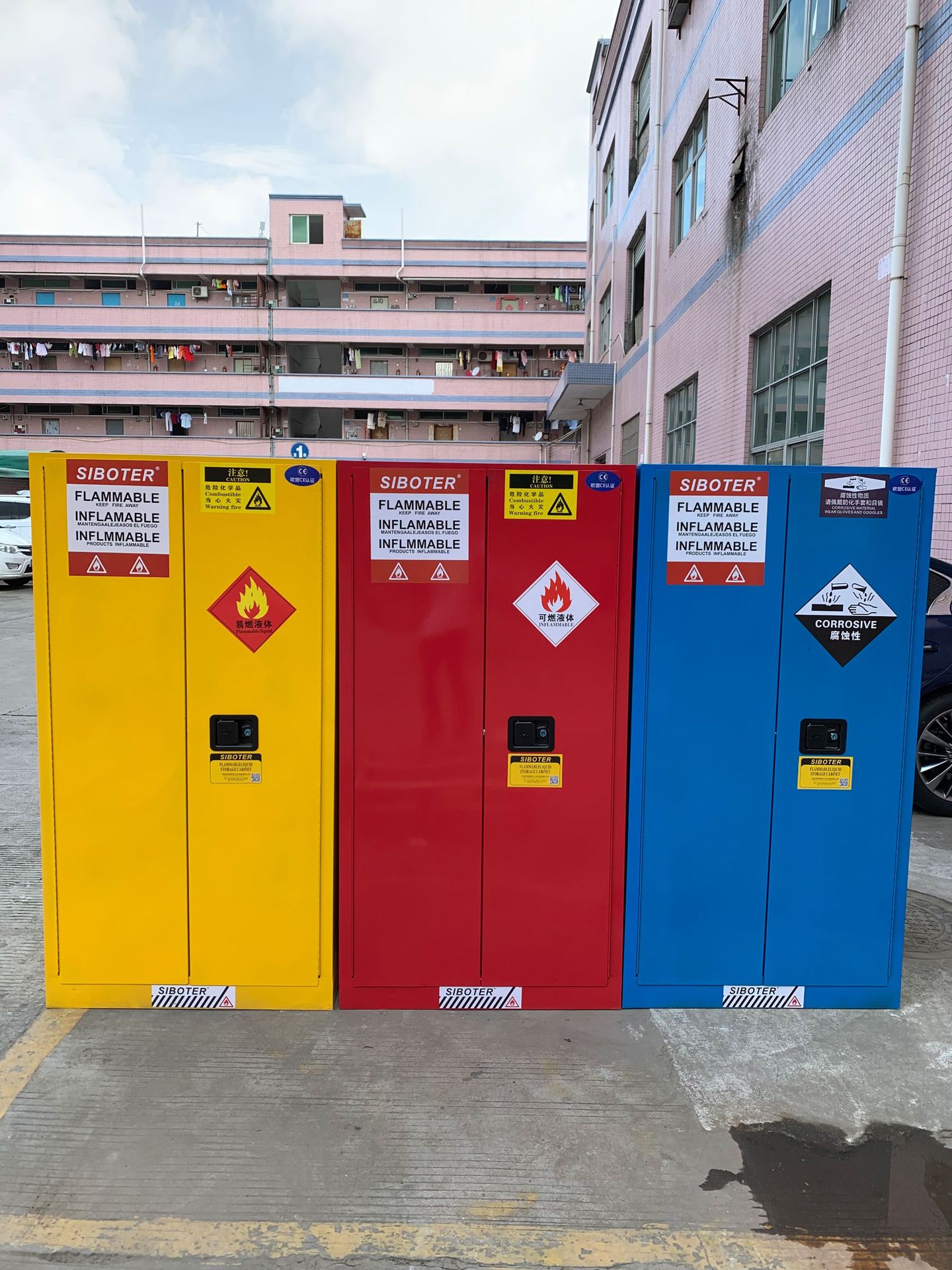 SIBOTER Si Bote 60 Gallon barrel SY-060 Model single barrel 200 Oil drum Fireproof Safety cabinet