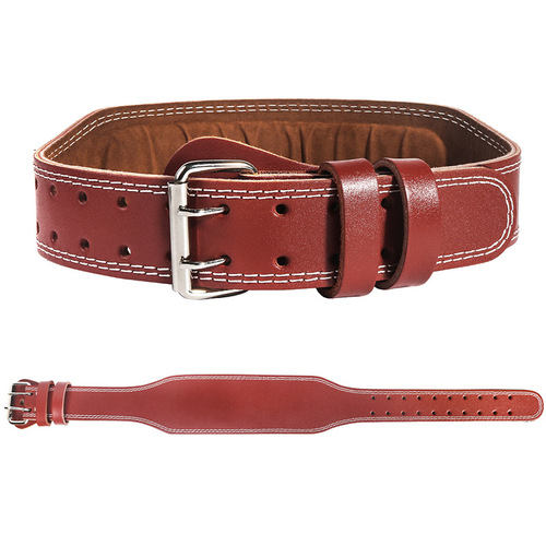 Cross-border new cowhide leather fitness weightlifting belt for men and women squat deadlift kettlebell sports belt protective gear