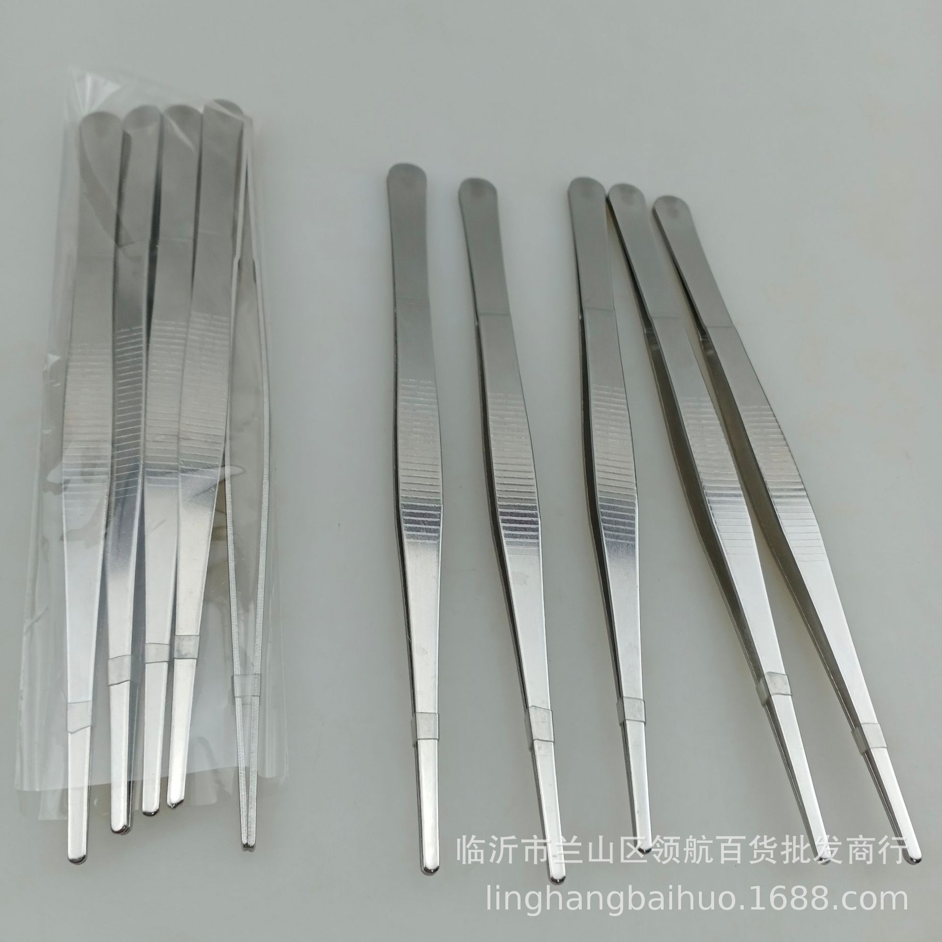 加厚镊子  不锈钢镊子  直头家居钳 家用钳 临沂2元日用百货批发