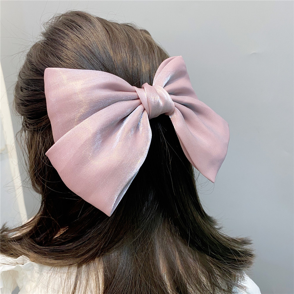 Organza Bow Sweet Hairpin display picture 3