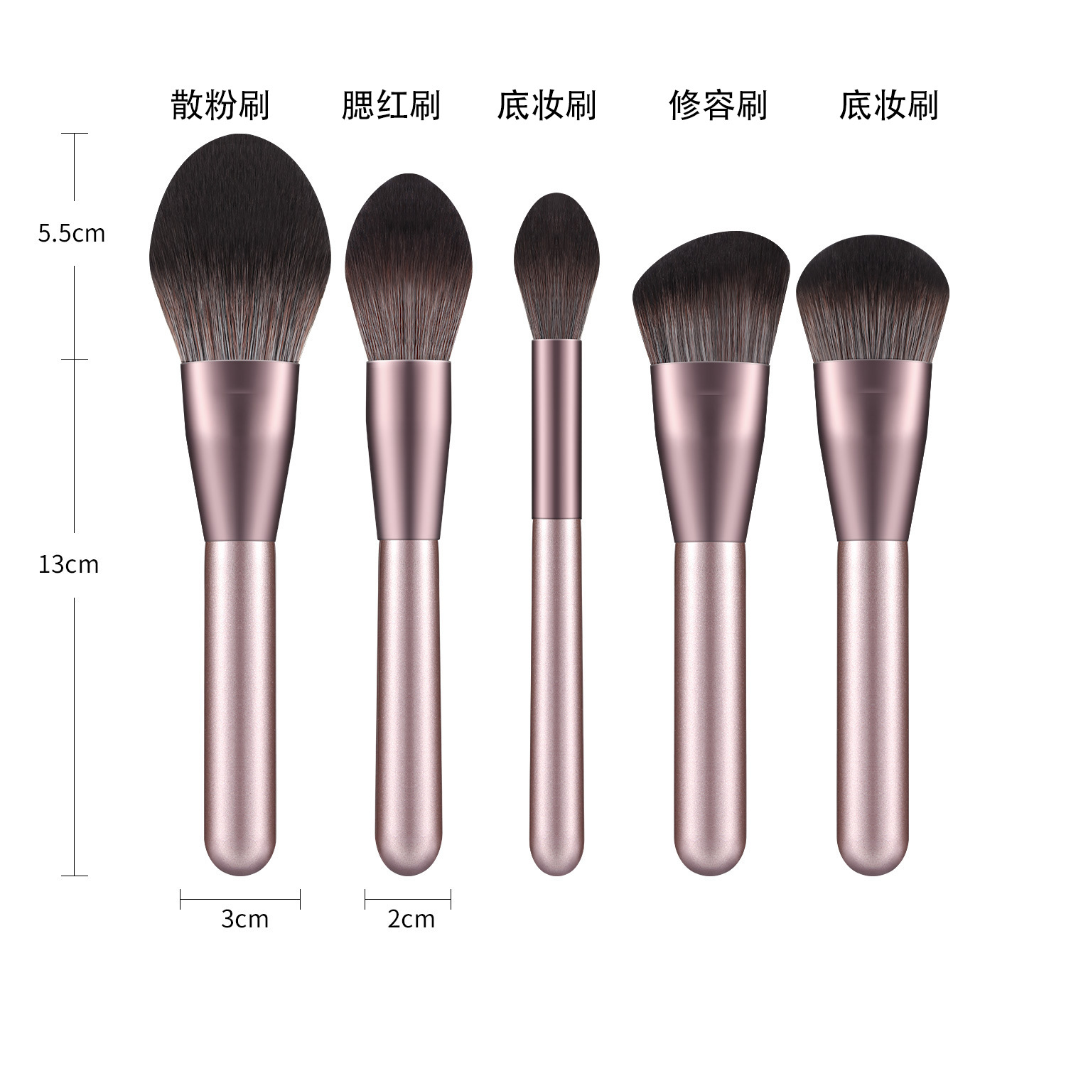 Vintage 12 Purple Makeup Brushes Beauty Tools Set Wholesale Nihaojewelry