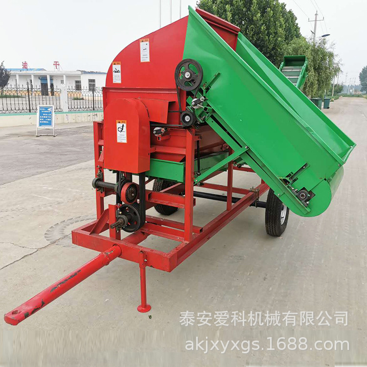 自动捡拾花生摘果机干湿两用花生脱果机农用花生秧果分离机去秧机