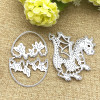 Metal cutting die, mold, dinosaur, handmade