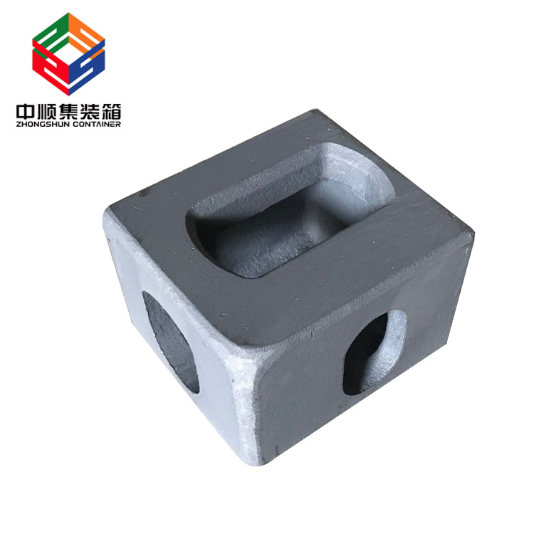 货柜车厢活动房用起吊固定件 集装箱角件 规格178mmX162mmX118mm