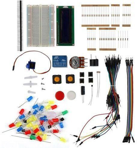 For Arduino 树莓派 1602 LCD面包板套件 DIY套件