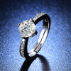 Ring with stone, wedding ring, internet celebrity, one carat, wholesale