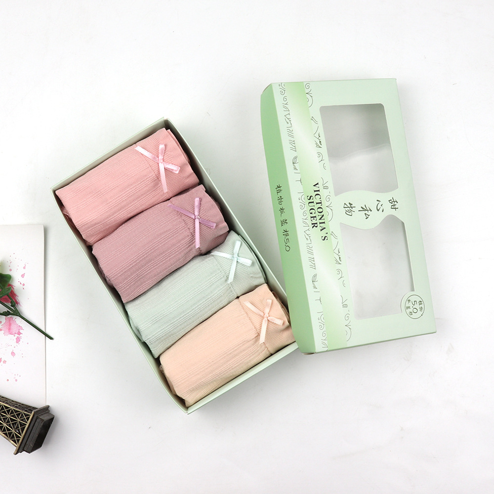 板蓝根5.0 无缝抗菌生理抑菌石墨烯导湿内裤女无痕棉档中腰三角裤