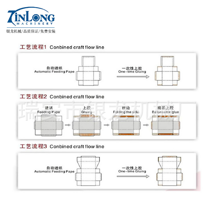 YL-5Z-900-1050型连体盒上胶机、天地盖糊盒一体机
