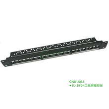 1U 19' 3x8 非屏蔽24口空配线架