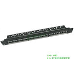1U 19' 3x8 非屏蔽24口空配线架