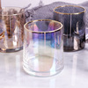 Japanese -style water cup handmade colorful household whiskey glass thick bottom ion plating water juice cup creative glass female