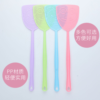家用夏季塑料蒼蠅拍滅蚊拍耐用網面長柄手動滅蒼蠅拍蠅子拍蚊子拍