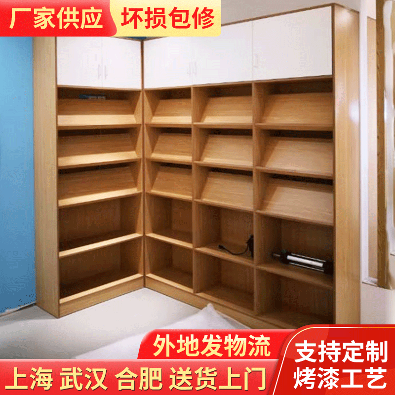 供应免漆板服装店展示柜收纳柜美容院储物柜化妆专柜简约精品柜