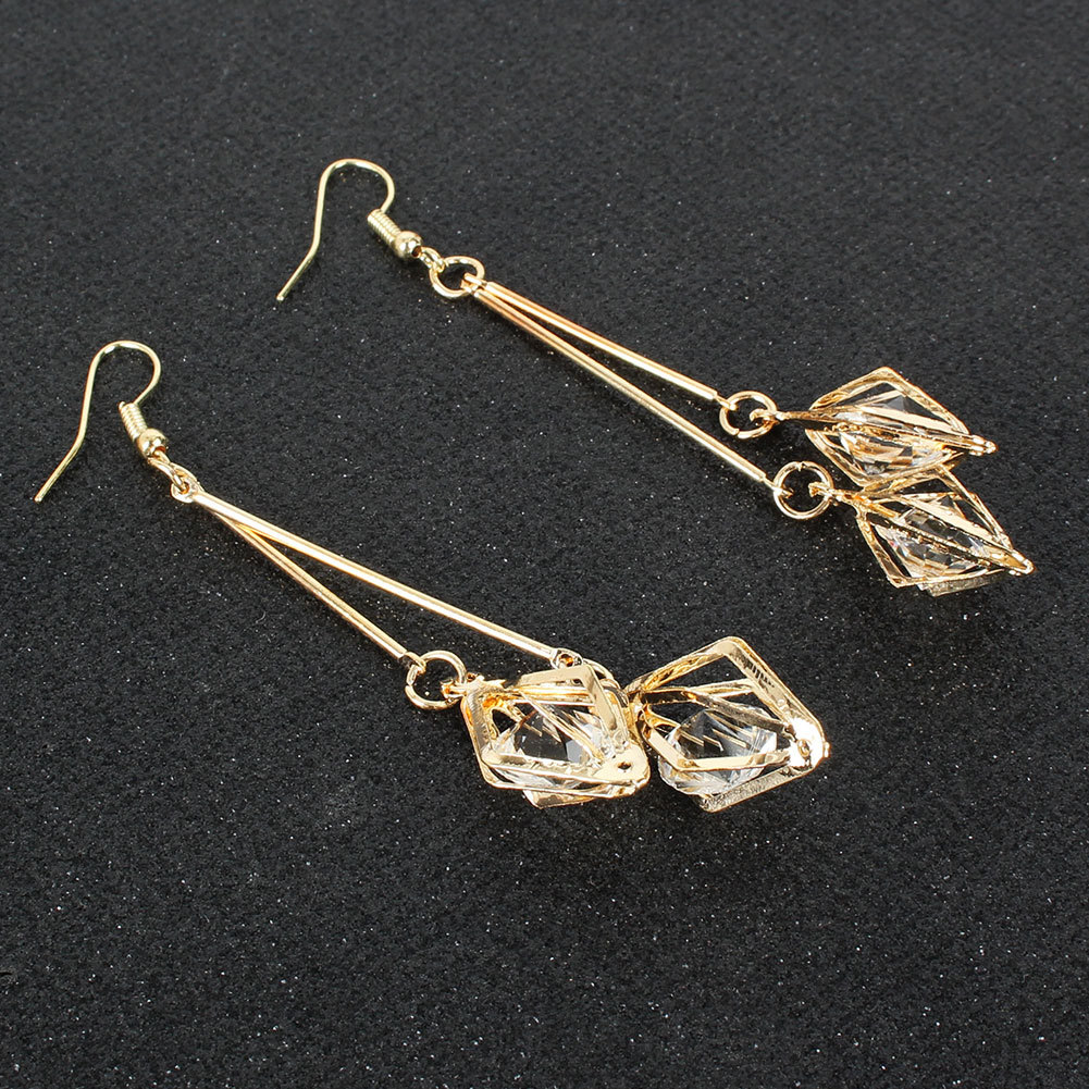 Simple Earrings Personality Wild Earrings Alloy Earrings Long Earrings Women display picture 2