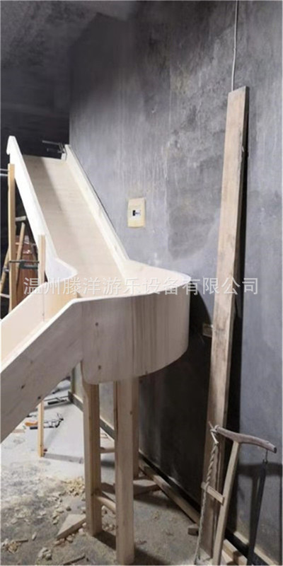 Private Custom Wooden Slide Kindergarten Early Education Center Home Use Turning Slide Camphor Pine Material Direct Sales Private Custom Wooden Slide Kindergarten Early Education Center Home Use Turning Slide Camphor Pine Material Direct Sales
