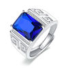 Royal sapphire one size fashionable ring