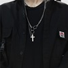 Tide, accessory hip-hop style, necklace suitable for men and women, European style