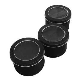 厂家供应 黑色手表盒90*60精品手表盒 高档手表盒 马口铁盒可定制