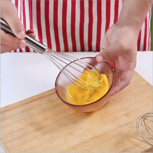 Baking tools household manual egg beater hand-held stirring stick milk beater kitchen stainless steel cream beater