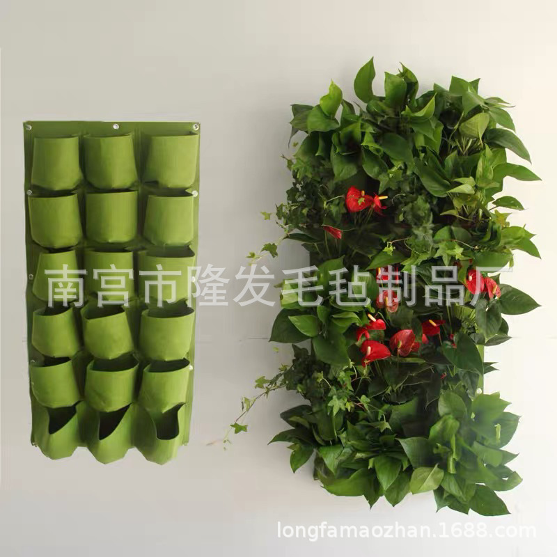 Fores -felt blanket Wall Hydroponic Plant Wall Plant Plant Plantance…