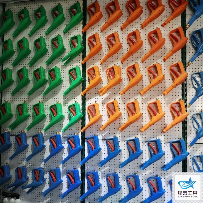 自产自销高压洗车水枪 彩色扇形水枪鸭嘴喷水枪 批发高压水枪