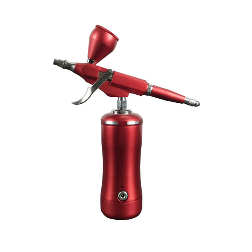 Model electric airbrush air pump set oxygen injection meter painting up to color handheld mini rechargeable portable tool