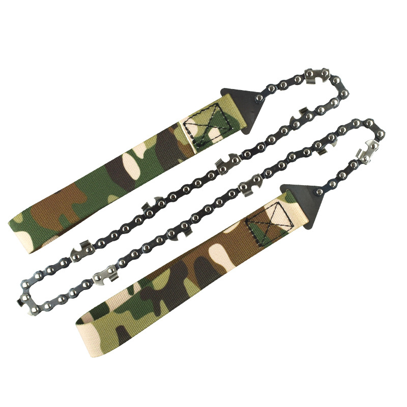 24寸稀齿型手拉锯链 园林修整工具手拉链锯 折叠锯 野营锯