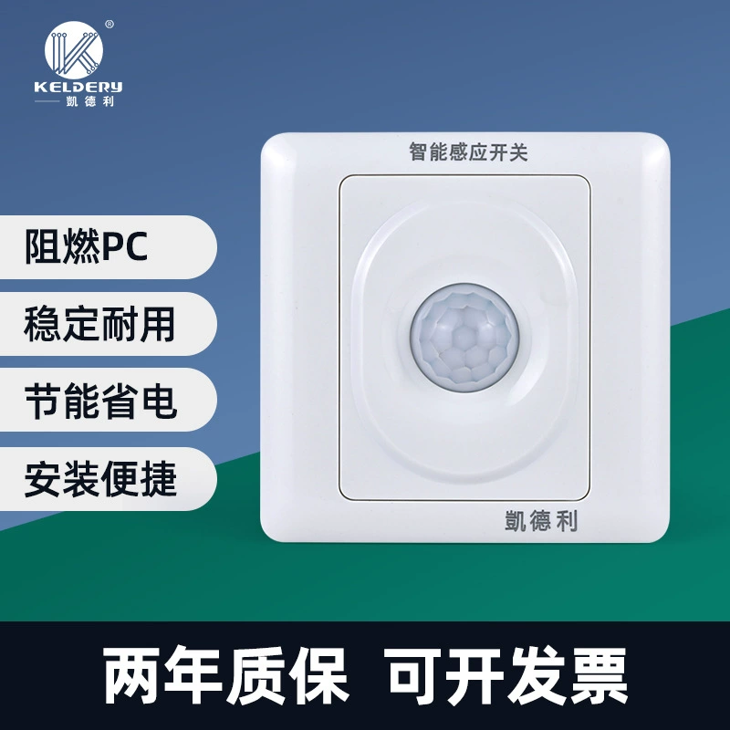 Physiological induction switch key, smart light panel
