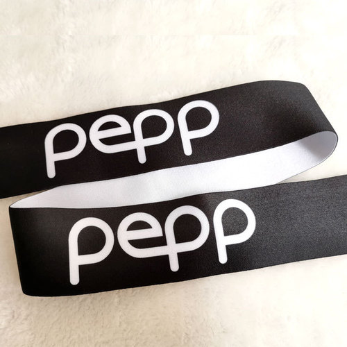 Elastane Nylon Computer Embroidered Letter Rubber Band Net Popstar Elastic Waistband for Clothing Accessories Factory