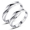 Accessory, zirconium for beloved, fashionable wedding ring, European style, Korean style