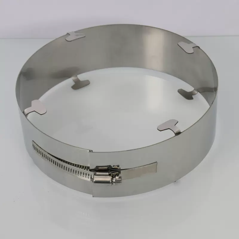 304不锈钢法兰钢带防护罩高温调节大小防爆金属专用化工专用