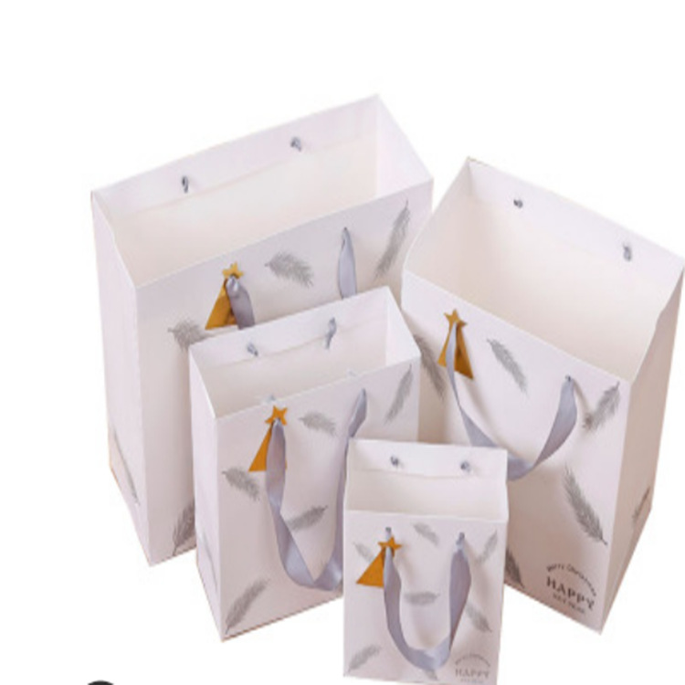 现货新款礼品袋 百搭礼物袋包装袋服装袋购物手提纸袋定制纸袋