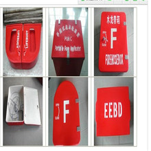 厂家直发多种规格红色玻璃钢EEBD紧急逃生呼吸器存放箱 水龙带箱