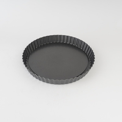 碳钢不粘烤盘蛋糕模具花边活底披萨烤盘家用烘焙工具厂家直供批发