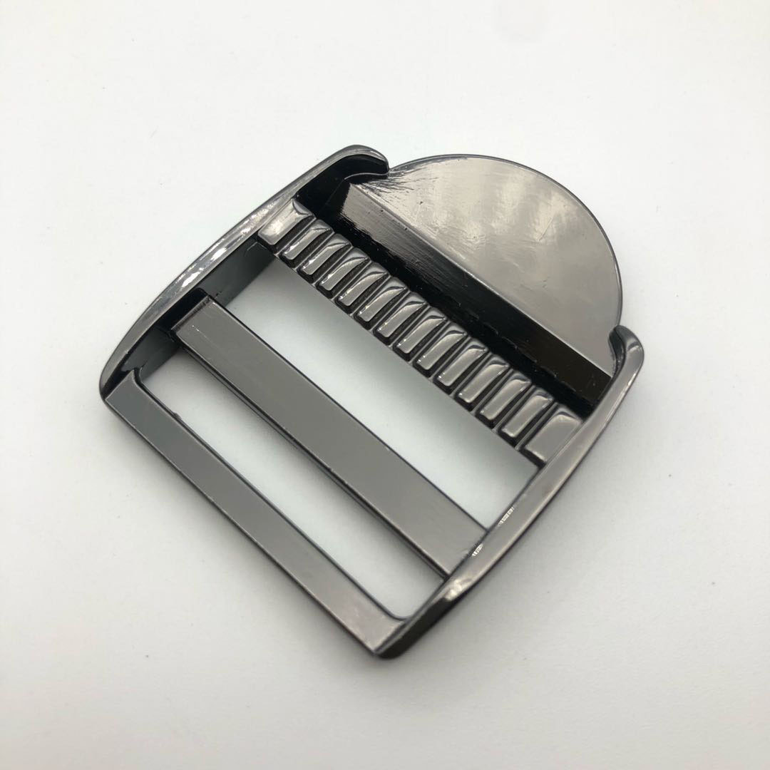 厂家直销锌合金金属目字扣箱包配件五金防滑调节扣挂枪内径38MM