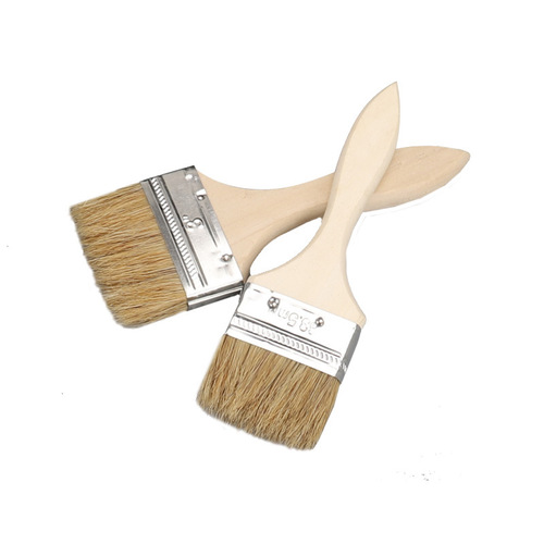 Manufacturer wholesale pig bristle brush paint brush industrial wooden handle brush wholesale oil brush barbecue brush pure pig bristle brush