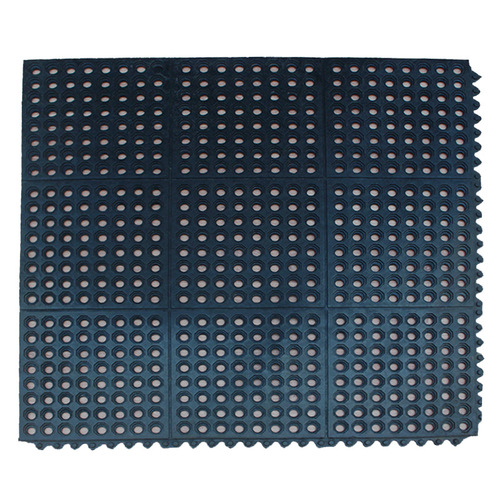 Yadi wholesale pe hotel kitchen bathroom floor mat wear-resistant hotel square splicing kitchen anti-slip mat rubber mat