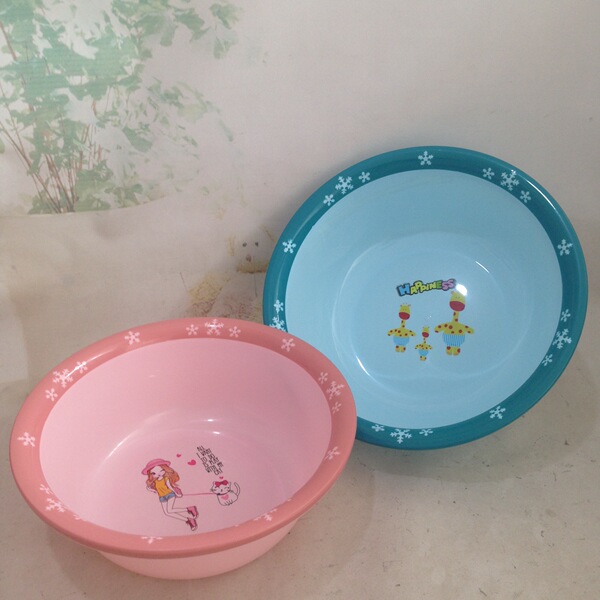 Plastic two-color hygienic washbasin for home use for students for…