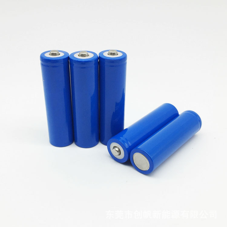 18650锂电池3.7V600 1200 1500mAhA品尖头足容量手电筒可充电电池