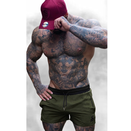 20 Sports Pants Trendy Men's Shorts Three-quarter Pants Muscle Fitness Summer Running Training Quick-Drying Breathable Stretch Pants Wholesale