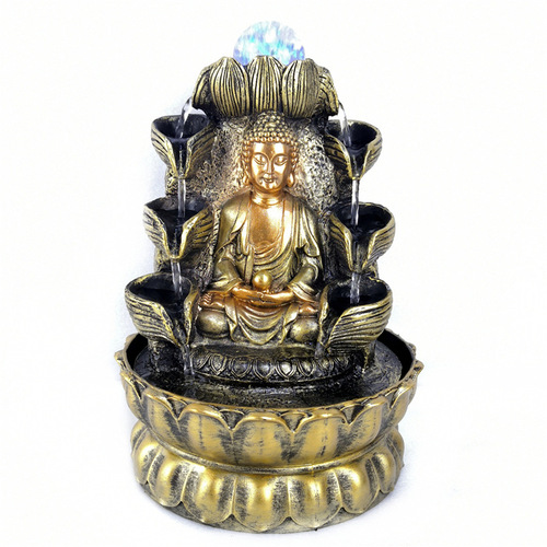 Cross-border supplier direct supply resin craft creative water landscape Chinese-style flowing water decorative piece origin source 16128